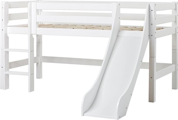 Immagine prodotto Hoppekids Letto a soppalco ECO Luxury 90x200cm con scivolo, bianco (90 x 200 cm)