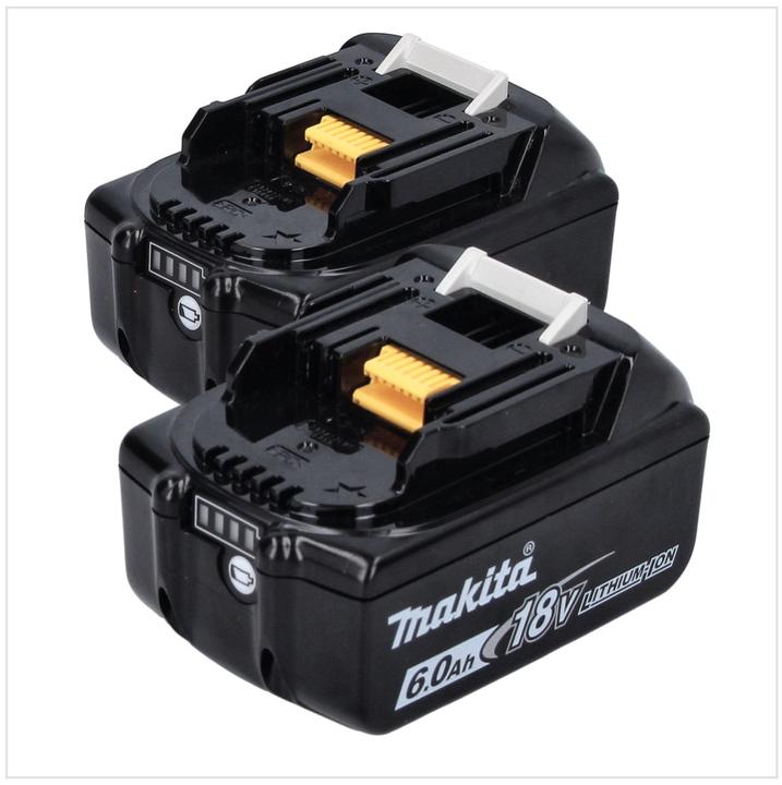 Produktbild Makita DML 810 G Akku LED Flächenlicht 18 / 36 V ( 2 x 18 V ) 5500 lm IP54 + 2x Akku 6,0 Ah - ohne L (5500 lm)