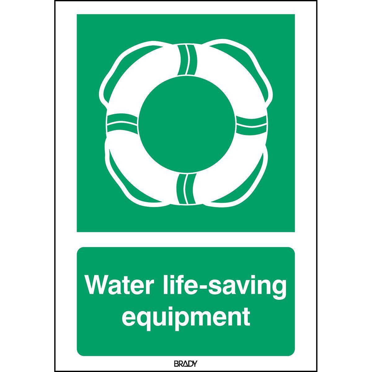 Brady, Sicherheitskennzeichnung, ISO Safety Sign - Water