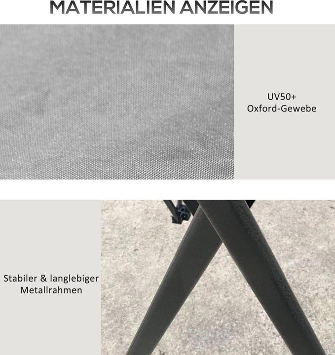 Immagine prodotto Outsunny Padiglione pieghevole (392 cm, 392 cm)