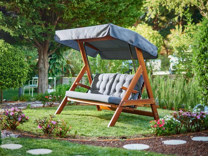 Actual product image Homitis Lyon Garden Triple Swing Chair