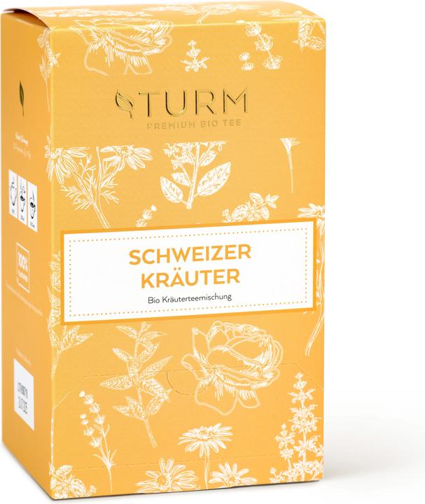 Produktbild Turm Kaffee Bio Schweizer Kräuter 20er Schachtel (50 g)