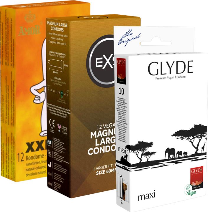 Produktbild Kondomotheke B3 XXL Mix C - 3x grosse Kondome (34 Stk.)