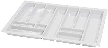 Image du produit Alusfera Range-couverts pour tiroirs 80cm en blanc