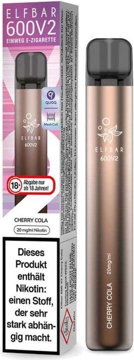 Produktbild Elfbar V2 Cherry Cola (600) (Cerise, Cola, Kirsche)