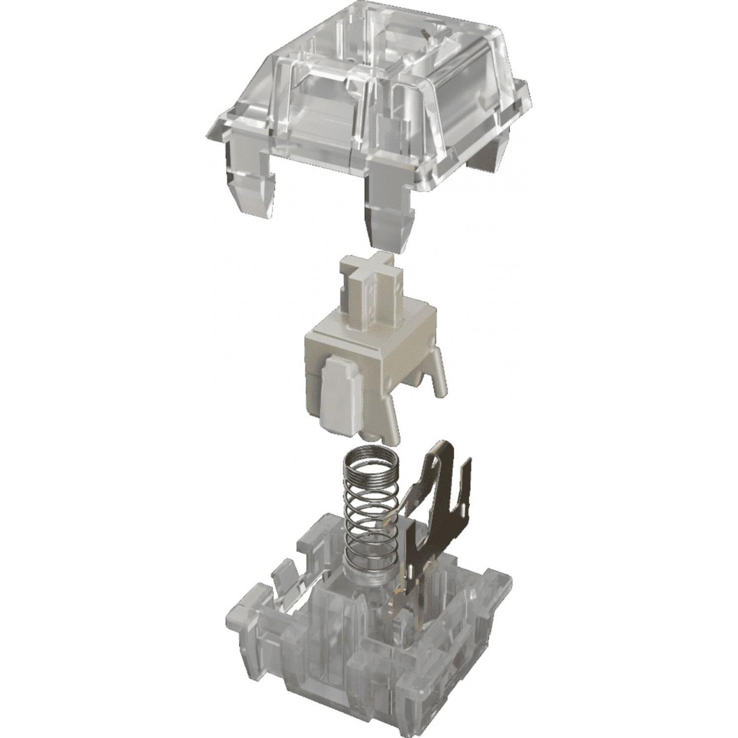 Thumbnail - Mountain Switch Pack 90pcs Linear 45 Speed, Maus + Tastatur Zubehör, Weiss, Transparent