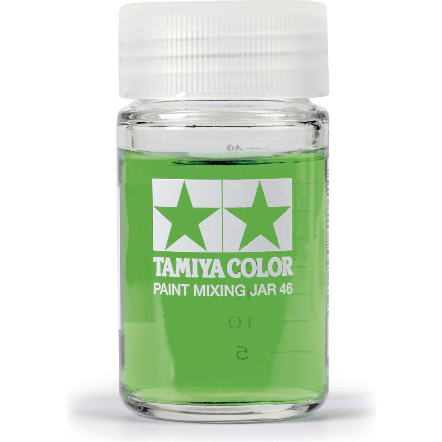 Tamiya Farb-Mischglas rund 46ml m. Skala
