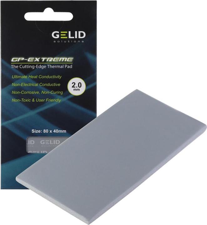 Actual product image Gelid TP-GP01-D (2 mm, 12 W/m K)