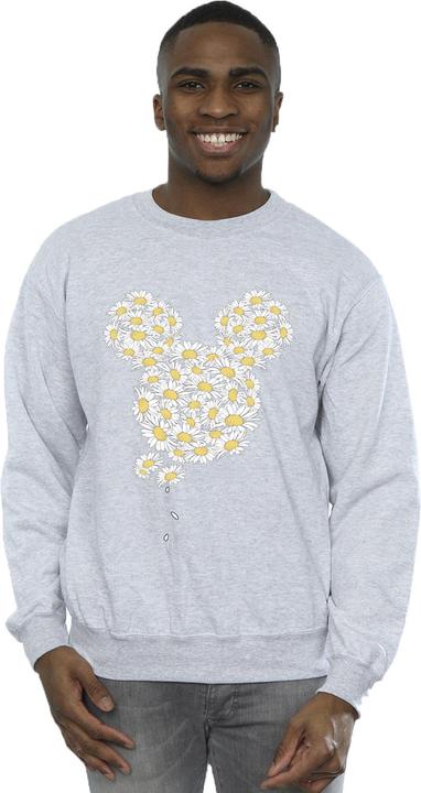 Actual product image Mickey Mouse Mens Chamomile Head Sweatshirt (M)