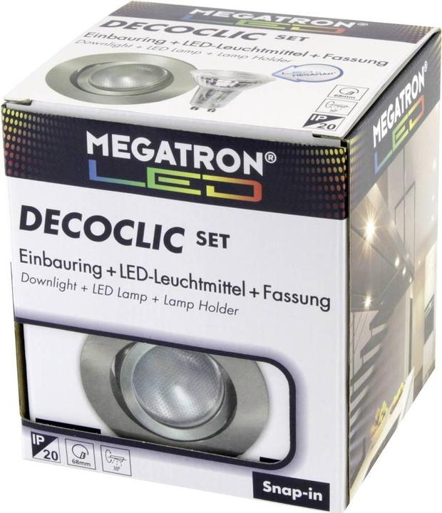 Produktbild Megatron Einbauleuchte LED (400 lm, GU10, GU5.3)