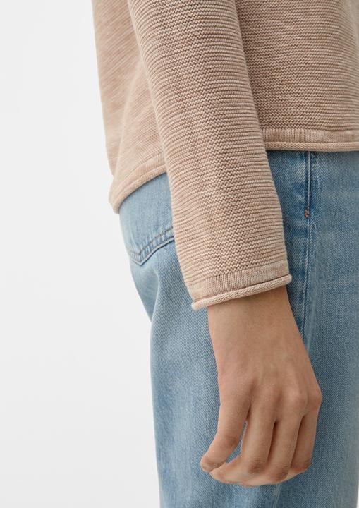 Actual product image s.Oliver Strickpullover Pullover mit Rollsaumkanten (S)