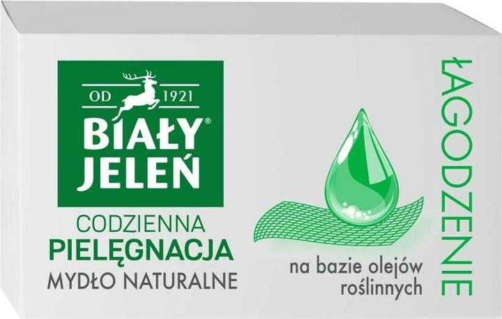 Biały Jeleń White Deer - Hypoallergenic Soap For Sensitive Skin Based On Vegetable Oils 85G (Hard soap)