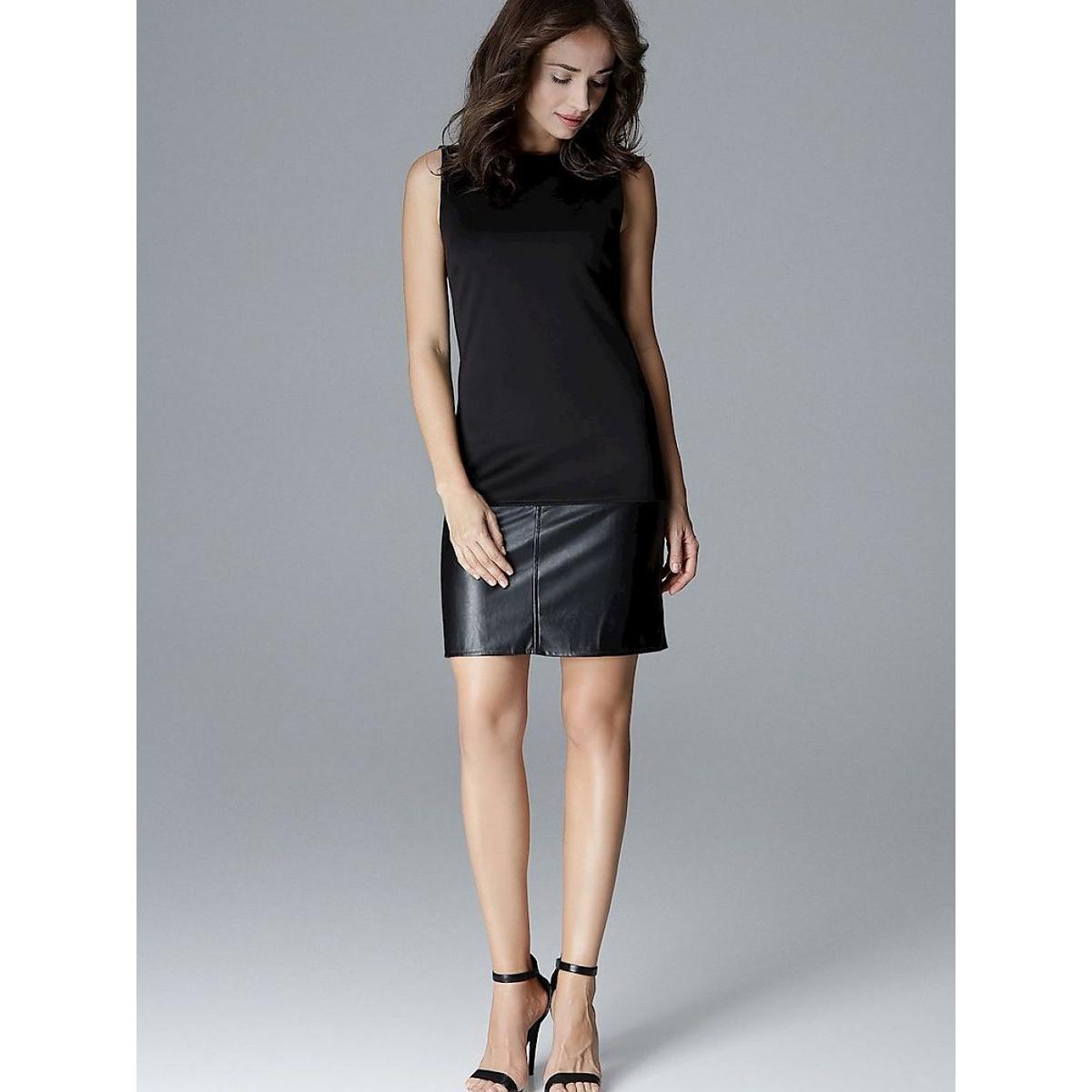 Lenitif, Kleider, Kurzes Kleid, Schwarz, (S)