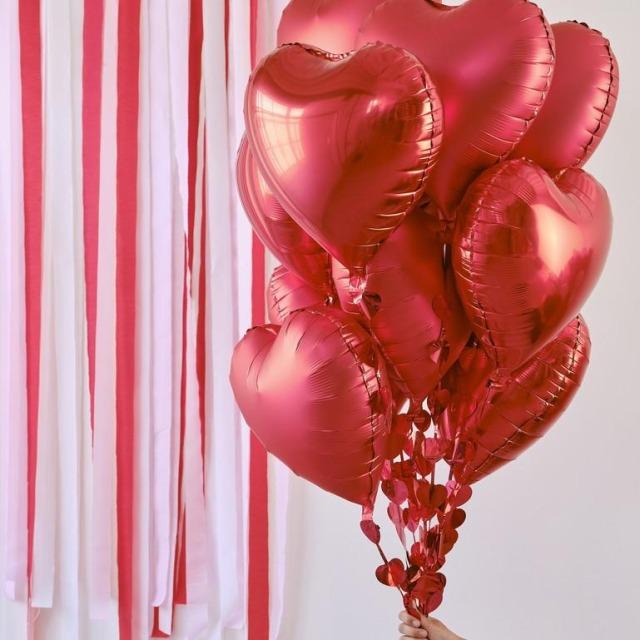Actual product image Ginger Ray Set de ballon coeur rouge (12pcs) (1 x)