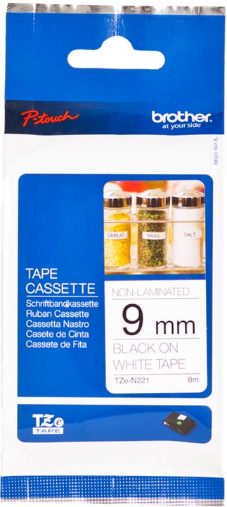 Produktbild Brother Tze-N221 (0.90 cm, Schwarz, Weiss)