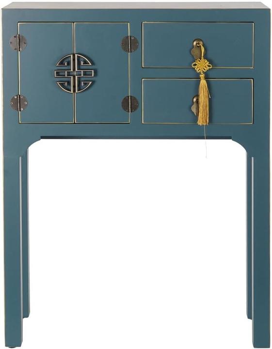 Image du produit Console orientale en chêne et MDF (63 x 26 x 83 cm)