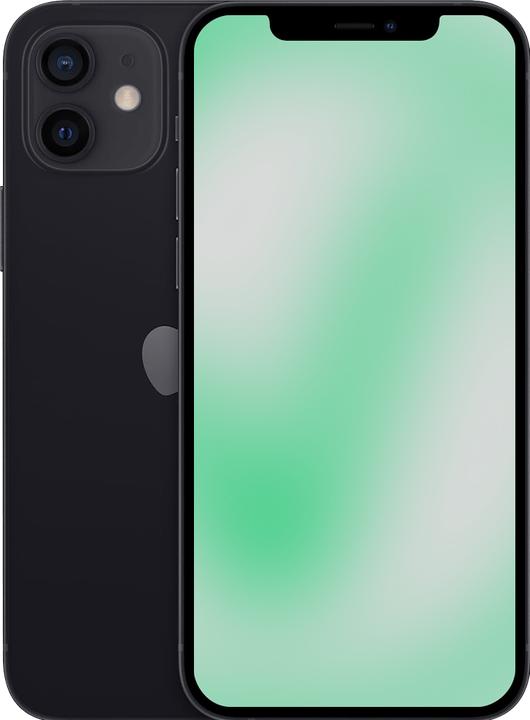Produktbild Revendo iPhone 12 (128 GB, Black, 6.10", 12 Mpx, SIM + eSIM, B / Sehr gut)