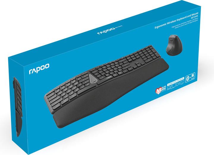 Image du produit Rapoo 8810M Kit de bureau ergonomique (CH, Sans fil)