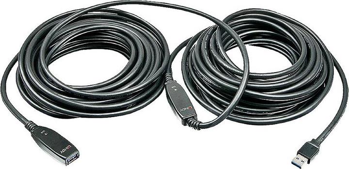 Produktbild Lindy USB 3.0 Aktivverlängerung Slim (15 m, USB 3.0)