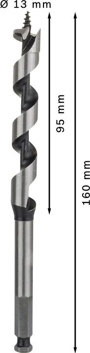 Produktbild Bosch Professional Zubehör PRO Wood Holzschlangenbohrer, 13 x 95 x 160 mm (7.9 mm)