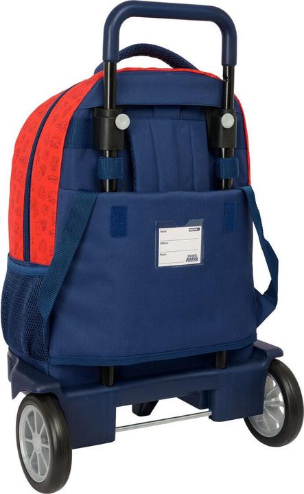 Actual product image Super School Bag Mario Trick Red Dark blue 33 x 45 x 22 cm