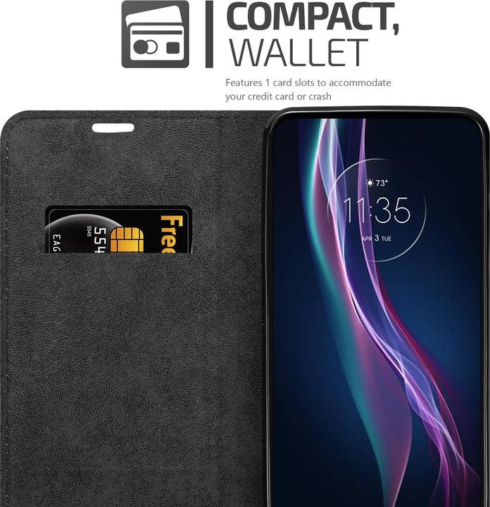 Productafbeelding Cadorabo Boek Onzichtbare Magneethoes (Motorola One Fusion+)