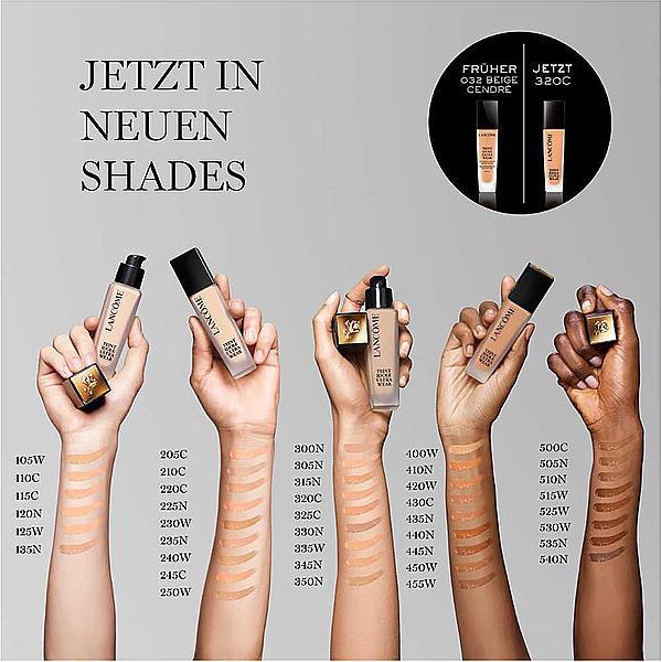 Actual product image Lancôme Complexion Idole Ultra Wear 320C (Camel)