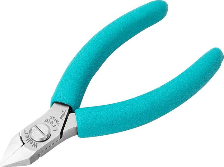 Actual product image Weller Erem Side cutters 886E, bevelled head, ESD (120 mm)