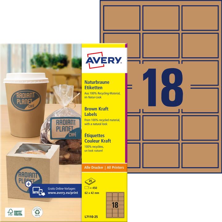 Produktbild Avery Zweckform L7110-25