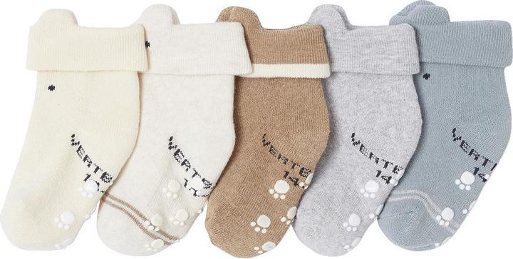 Immagine prodotto Vertbaudet 5er-Pack rutschfeste Baby Frottee-Socken (Confezione da 5 pezzi, 18)