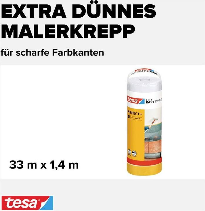 Immagine prodotto tesa EASY COVER Pellicola Pittorica Perfetta+ Ricarica (33 m, 1400 mm)