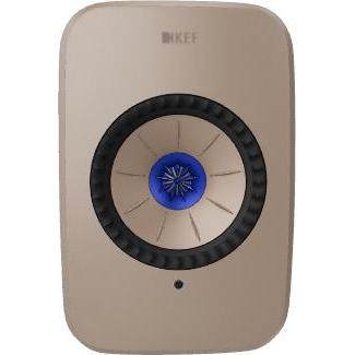 KEF Altoparlanti stereo senza fili LSX II - Soundwave di Sir Terence Conran ( prezzo per set ) (Corrente elettrica), Altoparlante Bluetooth, Beige