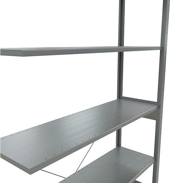 Actual product image eurokraft pro Boltless shelving, single row