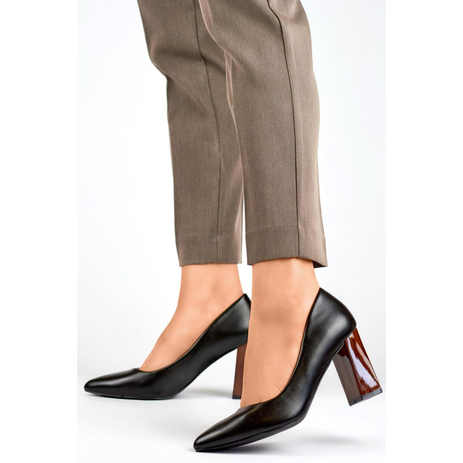 Primo, Damen, Pumps, Pumps mit Absatz model, Schwarz, (40)