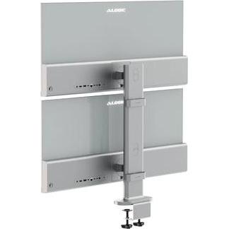 Alogic Ständer Elevate 34" Dual vertical Monitor silver (Tavolo, 34"), Supporto per monitor, Argento
