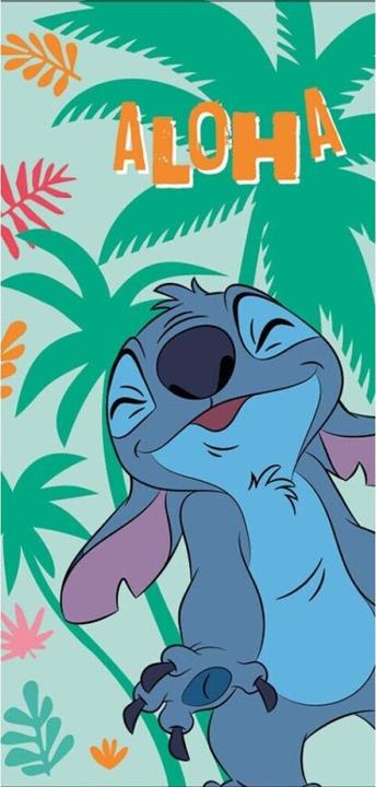 Aymax Telo Mare Poliestere Disney Stitch Aloha 70x140cm (140 x 70 cm)