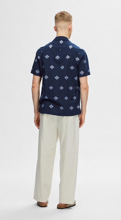 Immagine prodotto Selected Homme Camicia a maniche corte in cotone stampato (M)