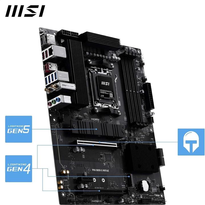 Actual product image MSI PRO B850-S WIFI6E (AM5, AMD B850, ATX)