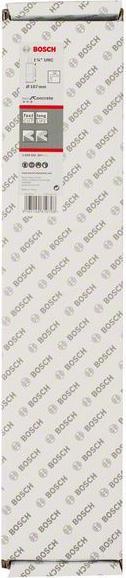 Actual product image Bosch Professional Zubehör Diamond wet core bit 1 1/4-inch UNC Best for Concrete, 107mm, 450mm, 9, 11.5mm (107 mm)