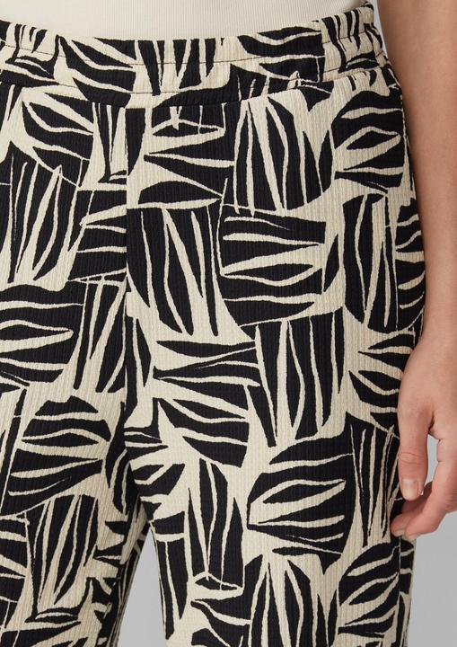 Produktbild s.Oliver Hose Strukturierte Jerseyhose mit Elastikbund (36)