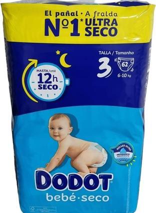 Actual product image Dodot ETAPAS T3 Diapers 6-10 kg (62 pcs.)