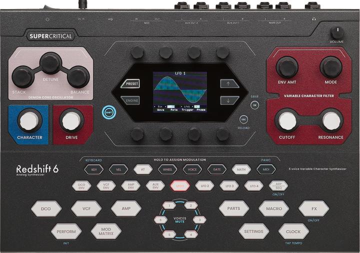 Produktbild Supercritical Synthesizers Redshift 6 Synthesizer