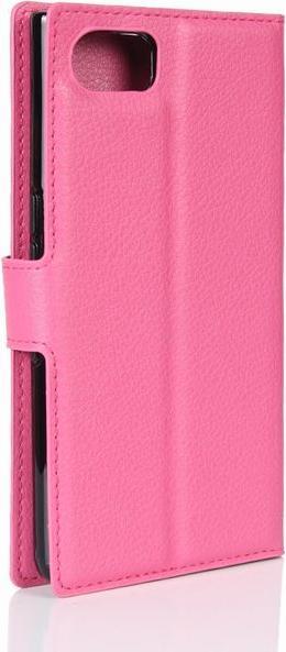 Produktbild MU Classic Litchi Leder Bookcover (Blackberry KEYone)