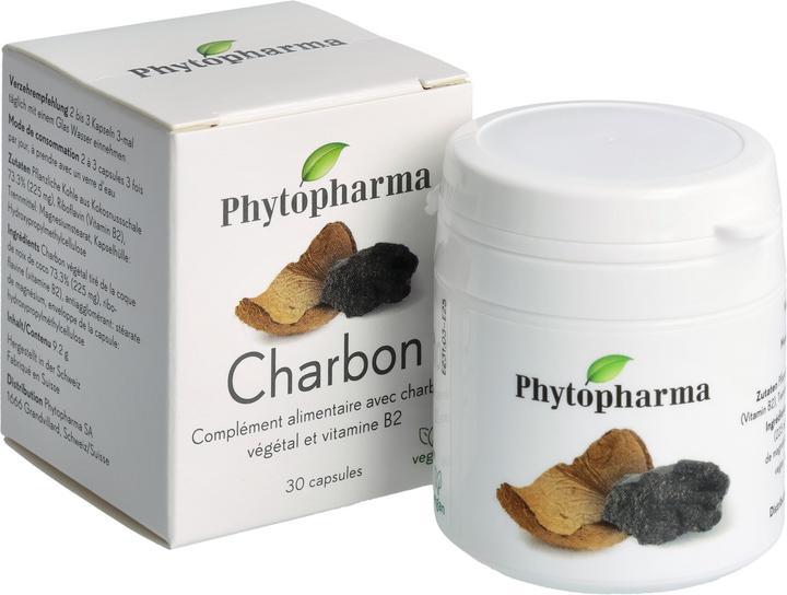 Actual product image Phytopharma Coal caps (30 pcs., Capsules, 30 g)