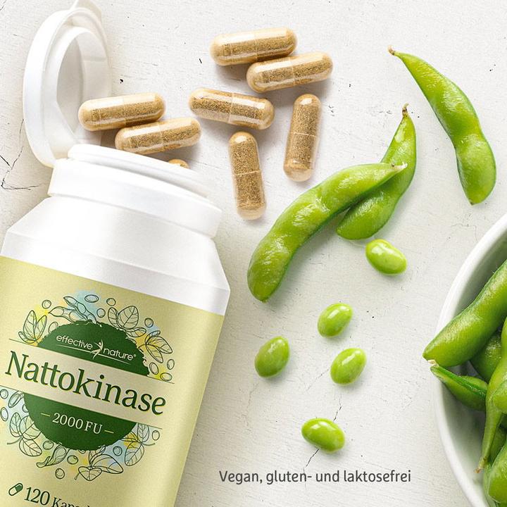 Actual product image Effective Nature Nattokinase 2000 (120 Piece, Capsules, 120 g)