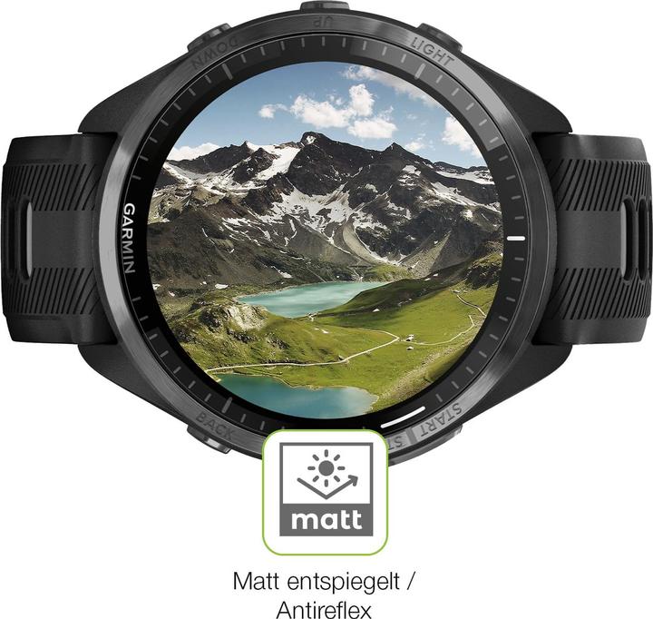 Produktbild Dipos Full Cover Schutzfolie Matt (Garmin Forerunner 965)