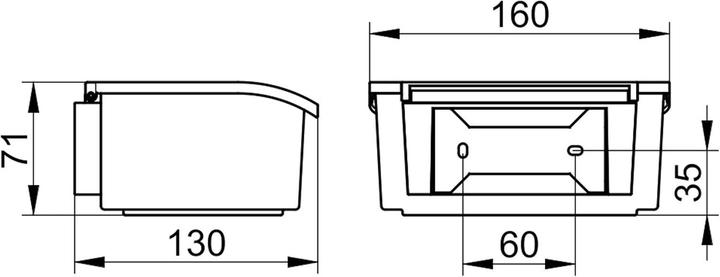 Produktbild Keuco Feuchtpapierbox Elegance 11667013000 Porzellan wei/verchromt