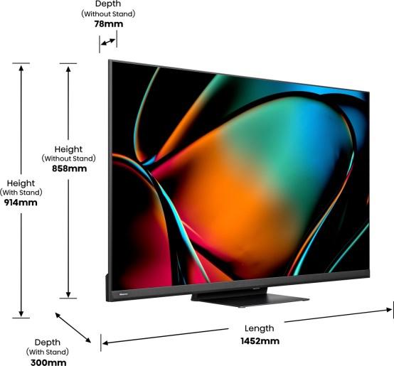 Produktbild Hisense TV TV 65U8KQ (65", U8KQ, LED, 4K, 2023)