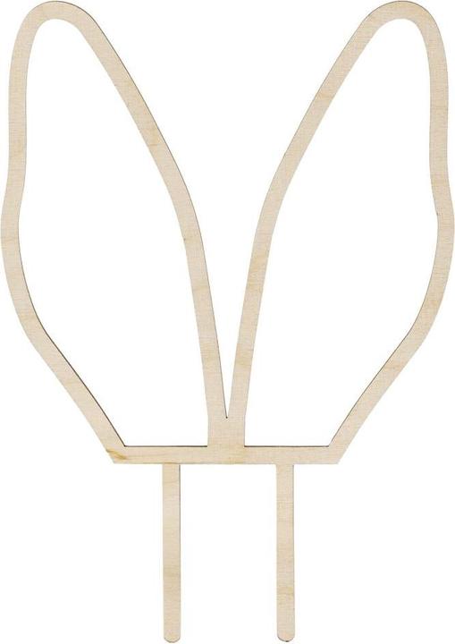 Produktbild Partydeco Wooden topper Bunny Ears, 20 cm (1 pkt / 1 pc.) (1 Stück)