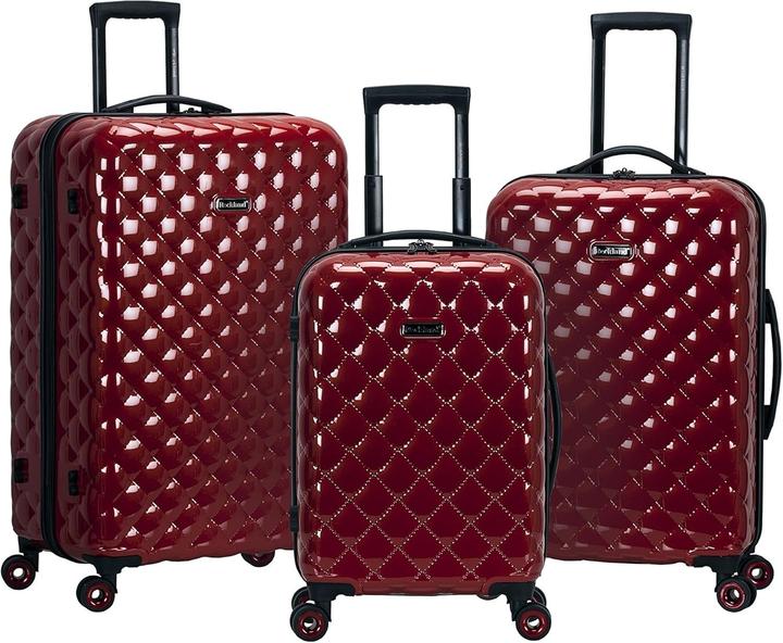 Actual product image Rockland Red Polycarbonate Luggage Set